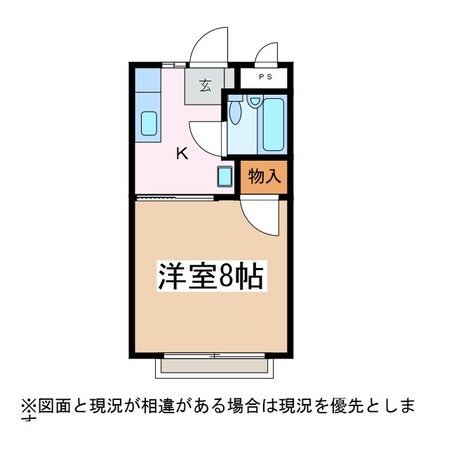 ビレッジ梓IIの物件間取画像